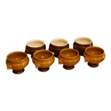 Set of 7 bear head bowls
