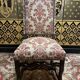 Suite de 4 chaises Louis XIII "Os de mouton"