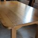 Table à manger exceptionnelle en chêne massif 220x120x78 cm