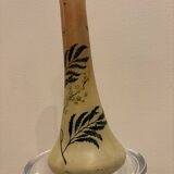 Vase ancien soliflore en verre soufflé