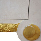 White and gold enfilade, in the Italian style, circa 1980.