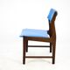 A set of 4 teak dining chairs,