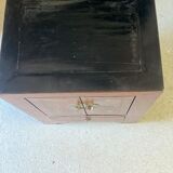 Pair of Chinese bedside tables