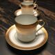 3 Coffee cups and Royal Limoges sub-cups