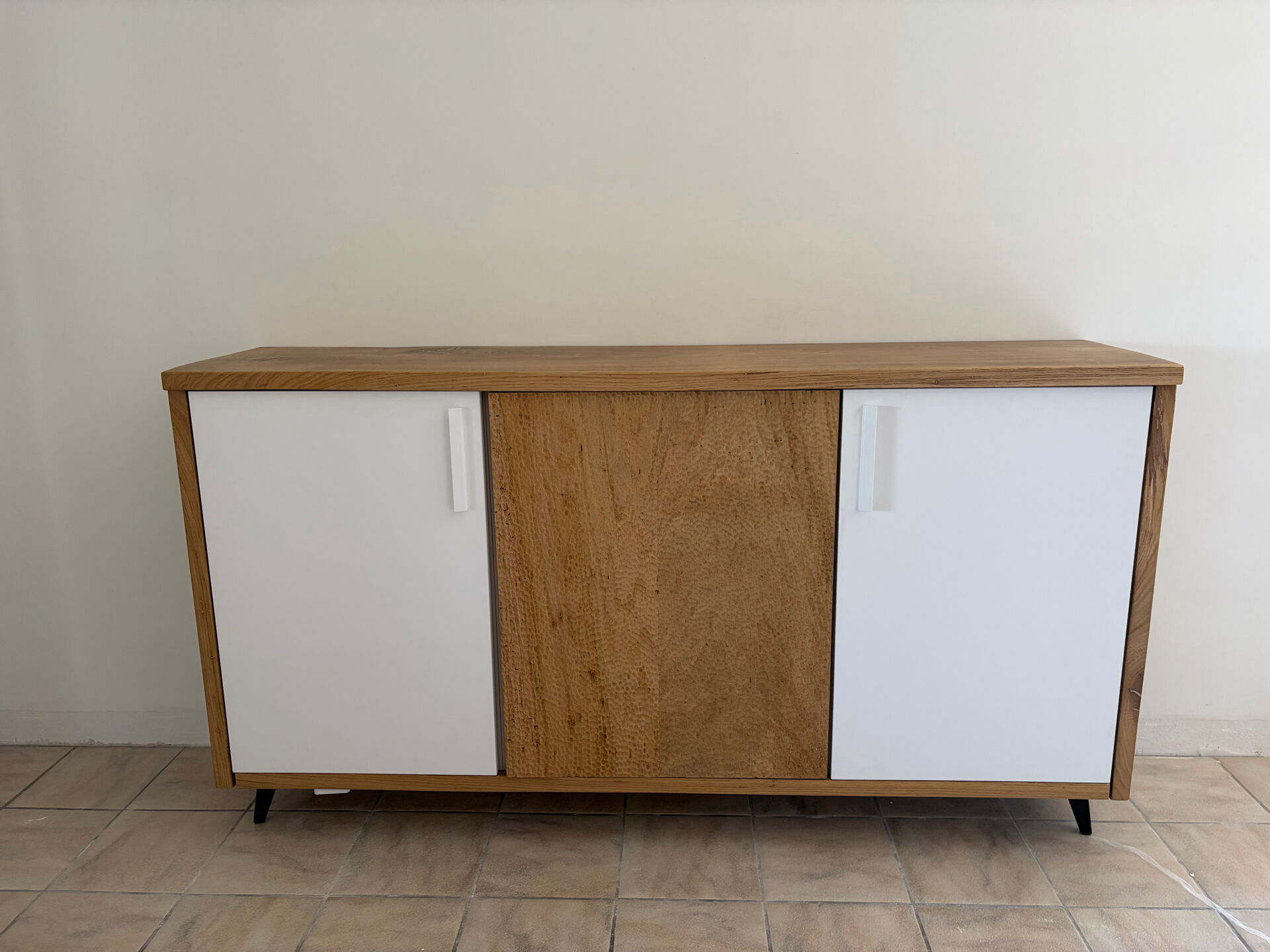 3-door solid oak sideboard