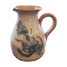 Pitcher beige floral decoration