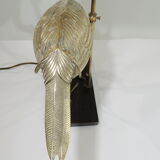 Lampe de table model Ibis laiton vintage 1970