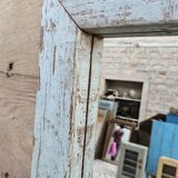 Burmese teak mirror