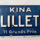 Old Lillet advertising plaque