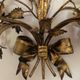 Pair of Hans Kögl double wall-light candleholders, 1960s