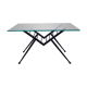 Metal and Glass Coffee Table, Spain, 1970's