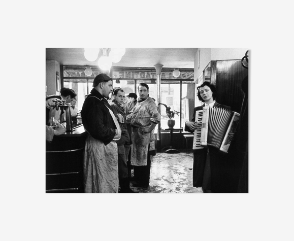 Photography, "The Music Butchers", Paris, 1954 / Tribute to Robert Doisneau / 15 x 20 cm