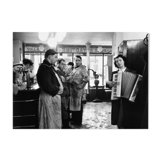 Photography, "The Music Butchers", Paris, 1954 / Tribute to Robert Doisneau / 15 x 20 cm