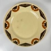 Duo d'assiettes à dessert Art Deco Badonviller, 1920/1930