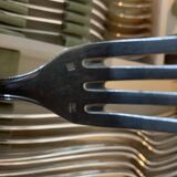 Old silver-plated cutlery set from the 20th century