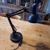 Vintage black metal desk lamp
