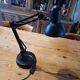 Vintage black metal desk lamp
