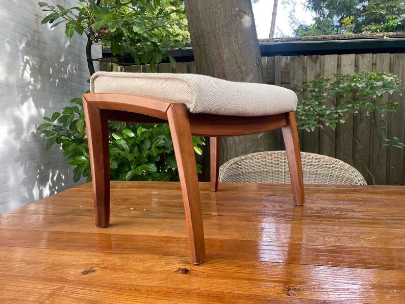 Farstrup Mobler Danish Foot Stool Ottoman Pouffe