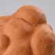 Organic ceramic sculpture, circa 1970.
