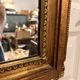 Antique Rectangular Wall Mirror Gold Wood Louis XV XVI Moulding 100x40cm