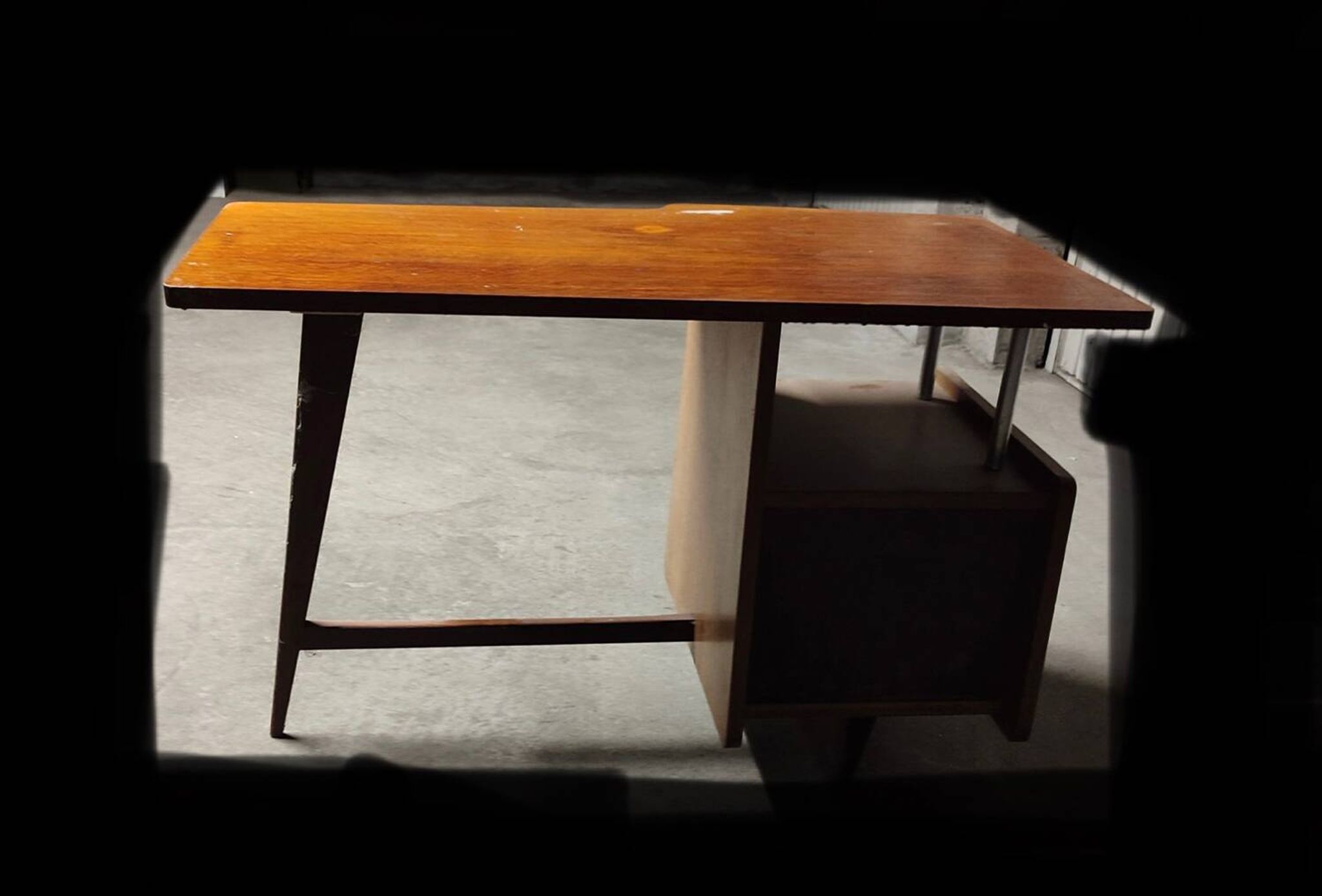 Vintage wooden desk from the 60s