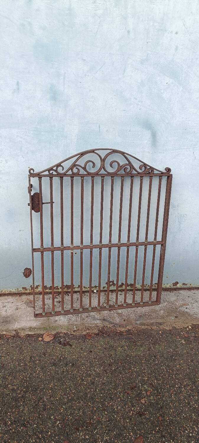 Wrought iron door grille