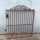 Wrought iron door grille