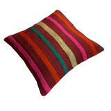 Vintage turkish kilim cushion cover 40 x 40 cm