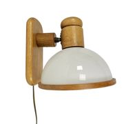 Steinhauer - lampe murale - bois - acrylique - Hollande - années 70