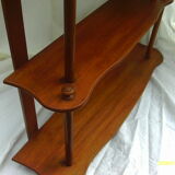 Shelf in blond mahogany around 1900
