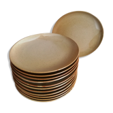 Service 12 flat plates sandstone village NCF France