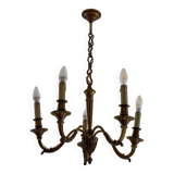 Solid Brass Gold Chandelier