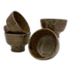 4 tasses vintage gustave tiffoche en grès