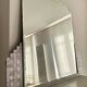Vintage hammered metal mirror, France art deco 1930