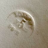 Longwy earthenware oval dish