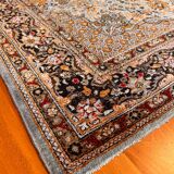 Antique Ghoum carpet from Iran in silk.