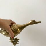 Brass animal large duck 1950s