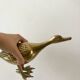 Brass animal large duck 1950s