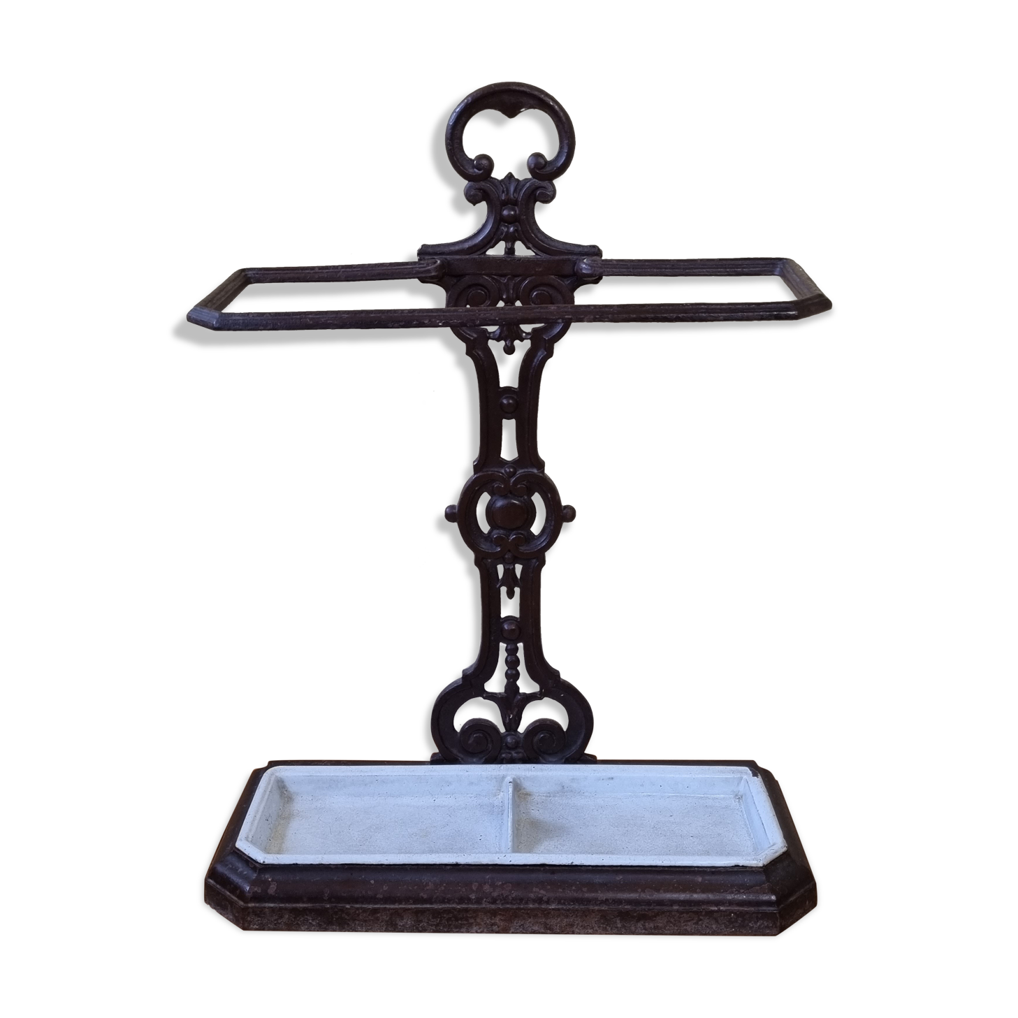 Art Deco cast iron umbrella stand, 1930