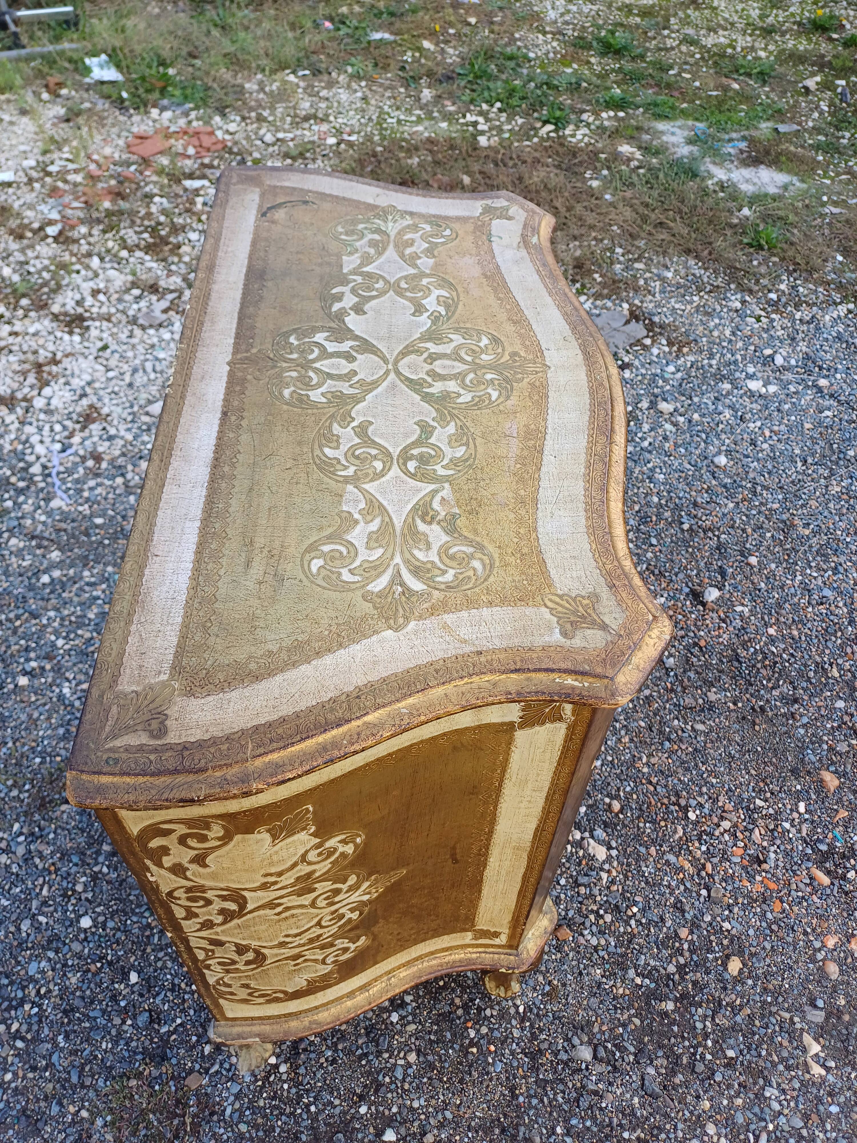 Limed chest of drawers 3 drawers