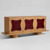 interoknack Retro Vintage Solid Wood Sideboard Cabinet, Designer Entryway S