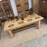Large farmhouse table with 10 drawers