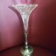 Art Deco cornucopia vase for single flowers