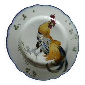 Assiette Coq de Luneville