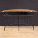 20th century French half-moon console