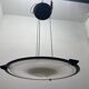 Black and white Murano Glass Light Pendant