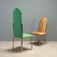 Vintage chairs Maison Jansen Sabot design Alain Delon 1970s