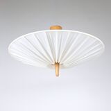 J.T. Kalmar Vienna „Dorn“ Midcentury Ceiling Lamp Flush Mount Uplight, 1950