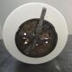 Ceiling lamp old round globe opaline white industrial Art Deco ø 27.5 cm 2
