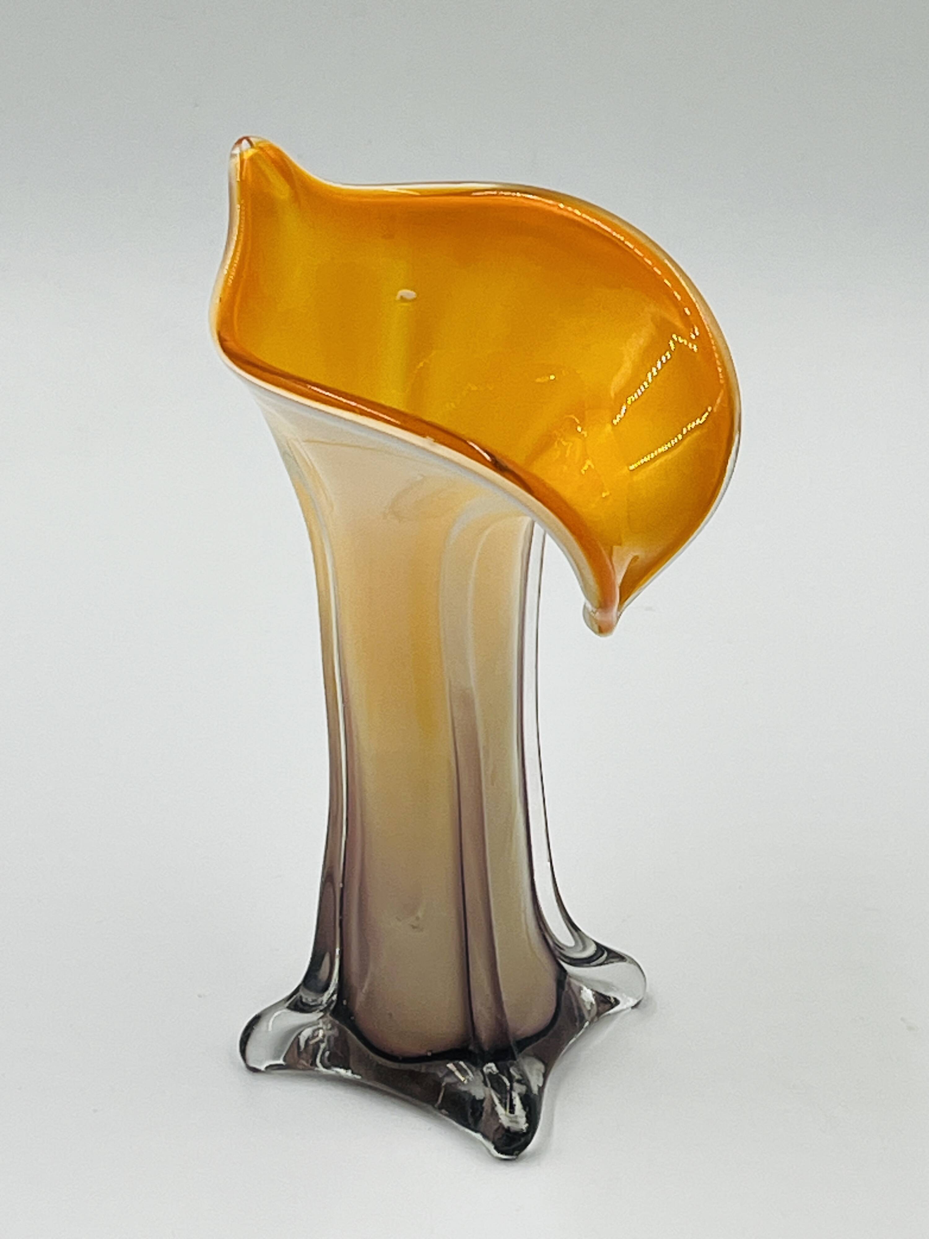 Arum vase in Murano glass